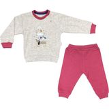 Bebengo Köpekli Patiksiz 2'li Bebek Takımı TKE5072 - Bordo - 1,5 - 2 Yaş