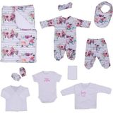 Bebepan Garden 10 Lu Hastane Çıkışı Set - Yenidoğan - Renkli