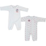 Bebepan Mrs.Owl 2'Li Bebek Tulumu - Yenidoğan - Beyaz