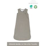 Bebesense Organik Bambu Uyku Tulumu – 2.5 Tog Giyilebilir Battaniye, Çift Taraflı Fermuar - Gri - 0 - 6 Ay