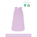 Bebesense Organik Bambu Uyku Tulumu – 2.5 Tog Giyilebilir Battaniye, Çift Taraflı Fermuar - Mor - 0 - 6 Ay
