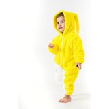 Bebesev Welsoft Peluş Unisex Kışlık Bebek Takımları Çocuk Giyim Bebek Kıyafeti çocuk kostümü Welsoft Takım - Beyaz - 0 - 6 Ay