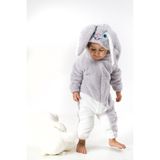 Bebesev Welsoft Peluş Unisex Kışlık Bebek Takımları Çocuk Giyim Bebek Kıyafeti çocuk kostümü Welsoft Takım - Gri - 6 - 12 Ay