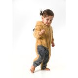 Bebesev Welsoft Peluş Unisex Kışlık Bebek Takımları Çocuk Giyim Bebek Kıyafeti çocuk kostümü Welsoft Takım - Kahverengi - 6 - 12 Ay