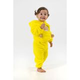 Bebesev Welsoft Peluş Unisex Kışlık Bebek Takımları Çocuk Giyim Bebek Kıyafeti çocuk kostümü Welsoft Takım - Sarı - 6 - 12 Ay