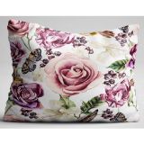 Bebesi 10 Adet Gül Desenli Yastık Kılıfı 50X70 Cm Fermuarlı