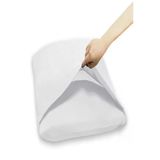 Bebesi 2 Adet Pamuklu Yastık Kılıfı 50X70 Cm Fermuarsız Beyaz