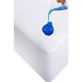 Bebesi 60 x 120 cm Pamuk Fitted Alez Sıvı Geçirmez Bebe Çocuk Yatak Alezi - Beyaz