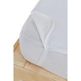 Bebesi 70X120 cm Yatak Koruyucu Alez Micro Kumaş Köşe Lastikli Sıvı Geçirmez - 70 x 120 cm - Beyaz