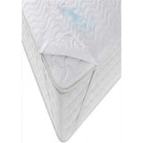 Bebesi Kapitoneli 70X140 cm Bebe Sıvı Geçirmez Köşe Lastikli yatak Koruyucu Alez - 70 x 140 cm - Beyaz