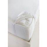 Bebesi Kenar Lastikli Sıvı Geçirmez Pamuk 70 x 120 Bebek Yatağı Koruyucu Alez - 70 x 120 cm - Beyaz