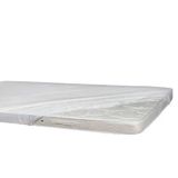 Bebesi Oyun Parkı Yatağı Için Fitted Alezi 70 x 120 + 10 cm Pamuk - 70 x 120 cm - Beyaz