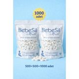 BebeSil Sıkıştırılmış Bebek Mendili 1000 Adet Pişik Önleyici Doğal İçerikli Tüm Cilt Tipleri İçin