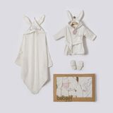 Bebessi Princess Bornoz Set 4242 - Ekru
