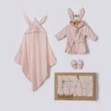 Bebessi Princess Bornoz Set 4242 - Somon