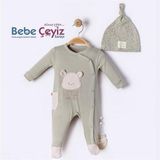 BEBESSİ Şapkalı Little One Tulum ( Yeşil )