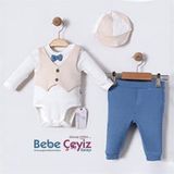 BEBESSİ Special Boy 2'Li Takım ( İndigo )