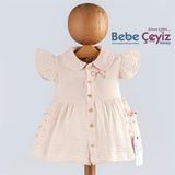 BEBESSİ Spring Time Elbise ( Pembe )