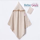 BEBESSİ Vintage Kutulu Havlu ( Bej )