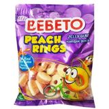 Bebeto 80 gr Peach Rings Jelibon (12 adet)