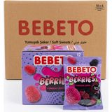 Bebeto Böğürtlen Yumuşak Şeker Jelibon 80 G 12 Adet x 6 - 80 gr