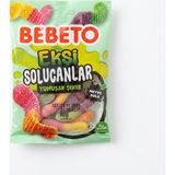 Bebeto Ekşi Solucan Yumuşak Şeker Jelibon 80 G 3 Adet - 80 gr