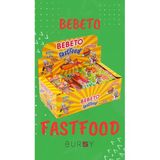 Bebeto Fast Food Jelibon 36 Adet (Pizza&Cola,Hamburger,Hotdog)