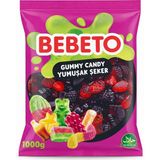 Bebeto Jelibon Tekli Paket Meyve Aromalı 1 kg Böğürtlen - 1000 g