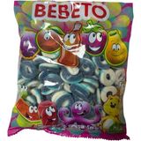Bebeto Mavi Halkalı Karışık Meyveli Yumuşak Şekerleme 1000 gr - 1 kg