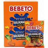 Bebeto Meyveli Solucan Yumuşak Şeker Jelibon 80 G 12 Adet - 80 gr