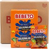 Bebeto Meyveli Solucan Yumuşak Şeker Jelibon 80 G 12 Adet x 6 - 80 gr