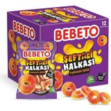 Bebeto Şeftali Halka Yumuşak Şeker Jelibon 80 G 12 Adet - 80 gr