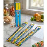 Bebeto Sour Blast Rainbow Ekşi Şerit Jelibon 35GX48 – Gökkuşağı Aromalı Uzun Şeker, - 0,5 gr