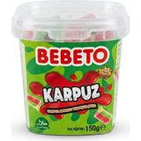 Bebeto Yumuşak Şeker 150 G Kova Şeftali Halka ve Karpuz - 150 gr