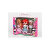 BebeToys L.O.L. Surprise Tarzı 3'lü Bebek Seti - Moda Tasarımı Kız Çocuk Oyuncak Figür Seti