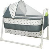 Bebetrendy Bebetrend New Cep Sallanır Sepet Beşik Portatif Bebek Beşiği Hamak Gri - 40 x 85 cm