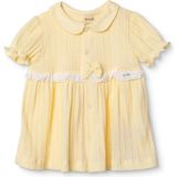 Bebetto Bebetto, Kız, Elbise, Çıtçıtlı, Sweet Princess, Fırfırlı Yaka, Kısa Kol - 3 - 6 Ay - Sarı