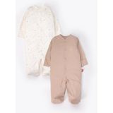Bebetto Eldivenli Patikli Tulum 2li (Cute Bear) Bej - 3 - 6 Ay