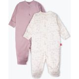 Bebetto Eldivenli Patikli Tulum 2li (Cute Bunny) Mor - 3 - 6 Ay