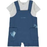 Bebetto Iki Ip Salopet 2li Takım (Happy Fısh) Indigo - İndigo - 9 - 12 Ay