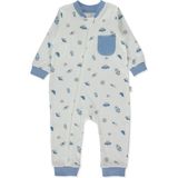 Bebetto Interlok Fermuarlı Patiksiz Tulum (Sweet Jumpsuıt/26) Indigo - İndigo - 24 - 36 Ay