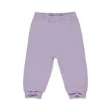 Bebetto İNTERLOK PATİKSİZ PANTOLON (LOVES YOU) LİLA