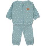 Bebetto Kapitone Kapşonlu Hırka 2li Takım (Teddy) Petrol Yeşil - 9 - 12 Ay - Petrol Yeşili