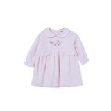 Bebetto Kız Bebek Elbise Çiçek Baskılı Çıtçıtlı Fırfırlı Yaka Short Sleeve