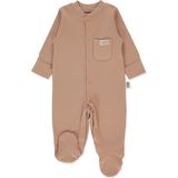 Bebetto Organik Raporlu Interlok Patikli Tulum (Organıc Be Nature) Kiremit - 3 - 6 Ay