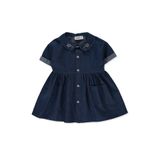 Bebetto TENCEL ELBİSE (FLOWER GIRL) LACİVERT