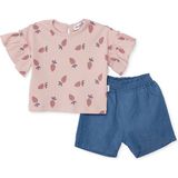 Bebetto , Yenidoğan, Strawberry, Tshirt-Ş - 6 - 9 Ay - Pembe