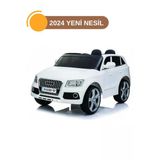 Bebex Store Moda Bebekler 2025 Yeni Nesil Akülü Araba , Audi Jeep , 12 V Akülü Araba Beyaz