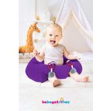 BEBEYATMAZ Mor Oyuncaklı Bebek Oturma Minderi