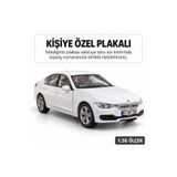 bebeym Bmw 335i Metal Araba - Kişiye Özel Plakalı - Beyaz